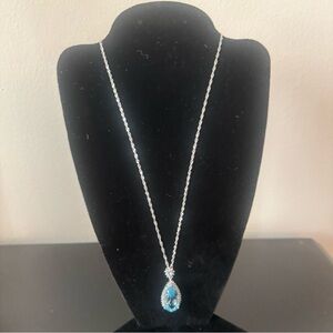 Blue Pendant Necklace